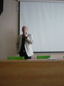 Martin Kuba při debatě se studenty SPŠ Třebíč obor Energetik