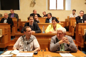 Konference se zúčastnili starostové z okolních obcí a také členové OBK. 