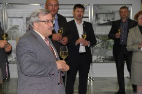 Starosta Třebíče Pavel Janata, místostarosta Pavel Pacal, předseda OHK Richard Horký.