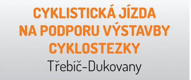 Cyklojízda na podporu cyklostezky Třebíč - Dukovany