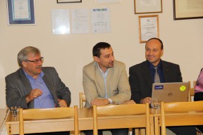Prezentace výsledků se zúčastnili i zástupci Kraje Vysočina - Zdeněk Kadlec, ředitel krajského úřadu