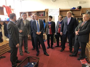 Vedení KHNP si prohlédlo celý stadion